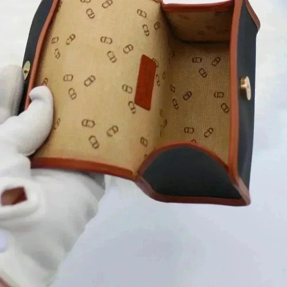 Dior Pouch CD Mark  Canvas Leather - Picture 11 of 14